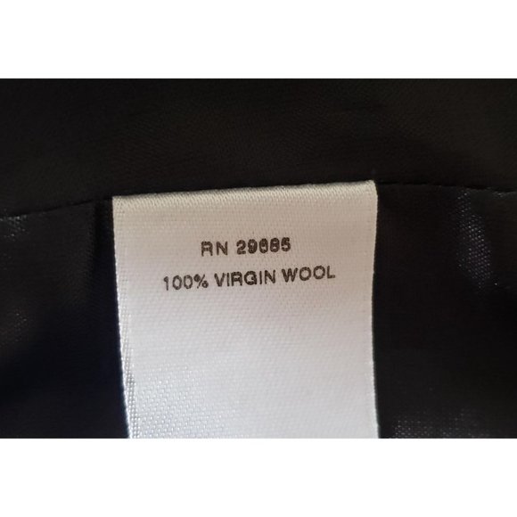 Pendleton Woman Size 10 Blazer 100% Virgin Wool Glen Plaid Career Blazer Gray - Picture 9 of 10